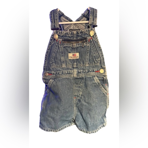 Polo Ralph Lauren Other - Polo by Ralph Lauren Kids Blue Denim Overalls